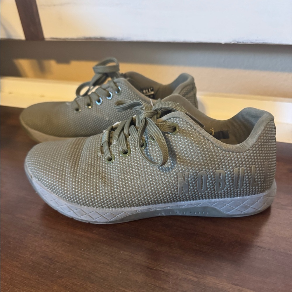 Army green Nobull trainers